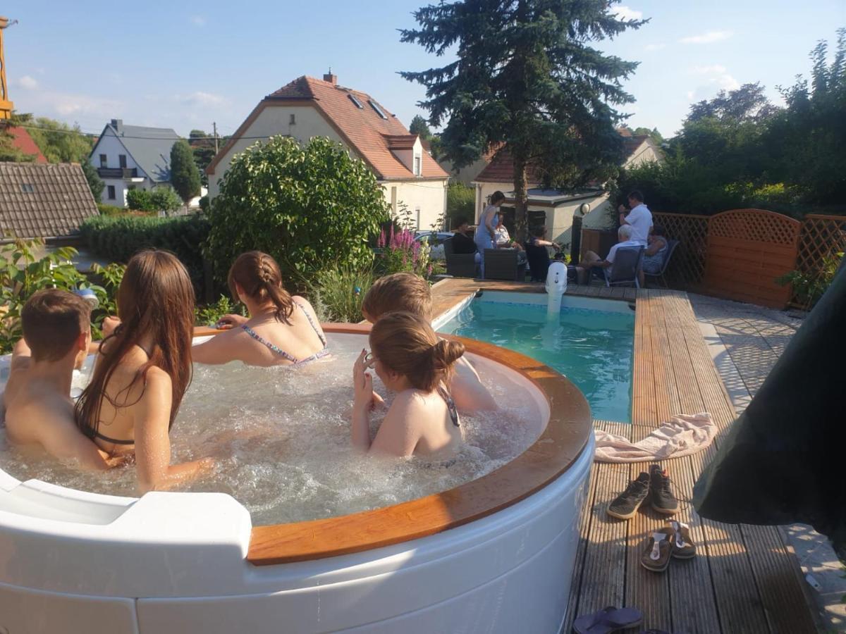 Ferienwohnung Moritzburg Mit Pool Kültér fotó