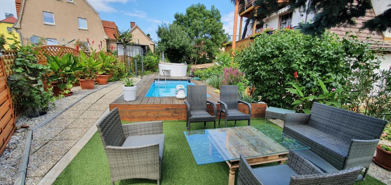 Ferienwohnung Moritzburg Mit Pool Kültér fotó